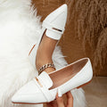 New Arrival High Quality Women Leather Shoes Black Flat Shoes for Ladies