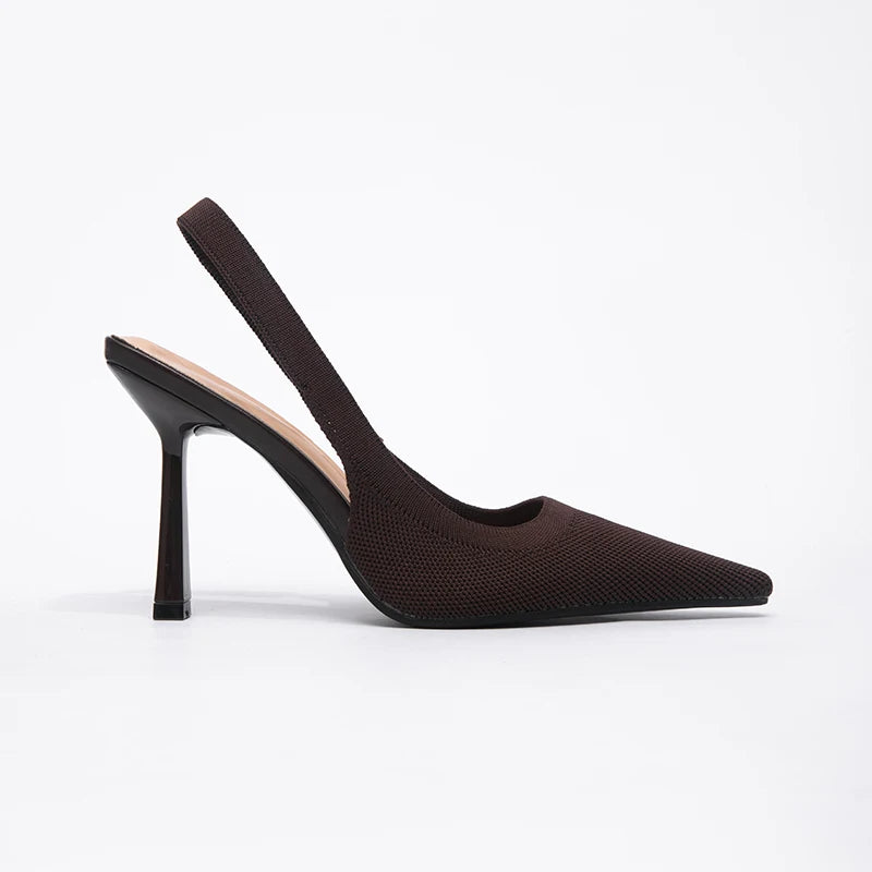 High-quality Pointed-toe Heels for Business Ladies with Breathability and Anti-slip Properties for Spring, Summer and Autumn