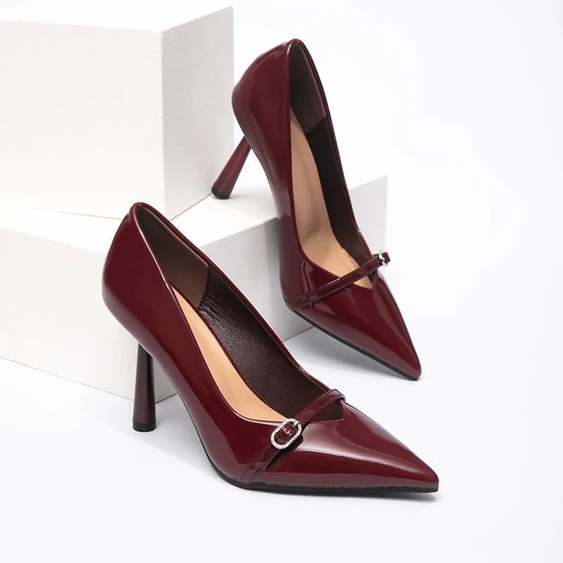 Women's Fashionable Breathable Waterproof Anti-Slippery Hard-Wearing Summer Pointed Toe High Heels Trendy Styles Sold Directly