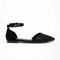 Low Price Wholesale Women's Flat Shoes Black Elegant Toe Flat Shoes Temperament Pointed Sexy Sandals