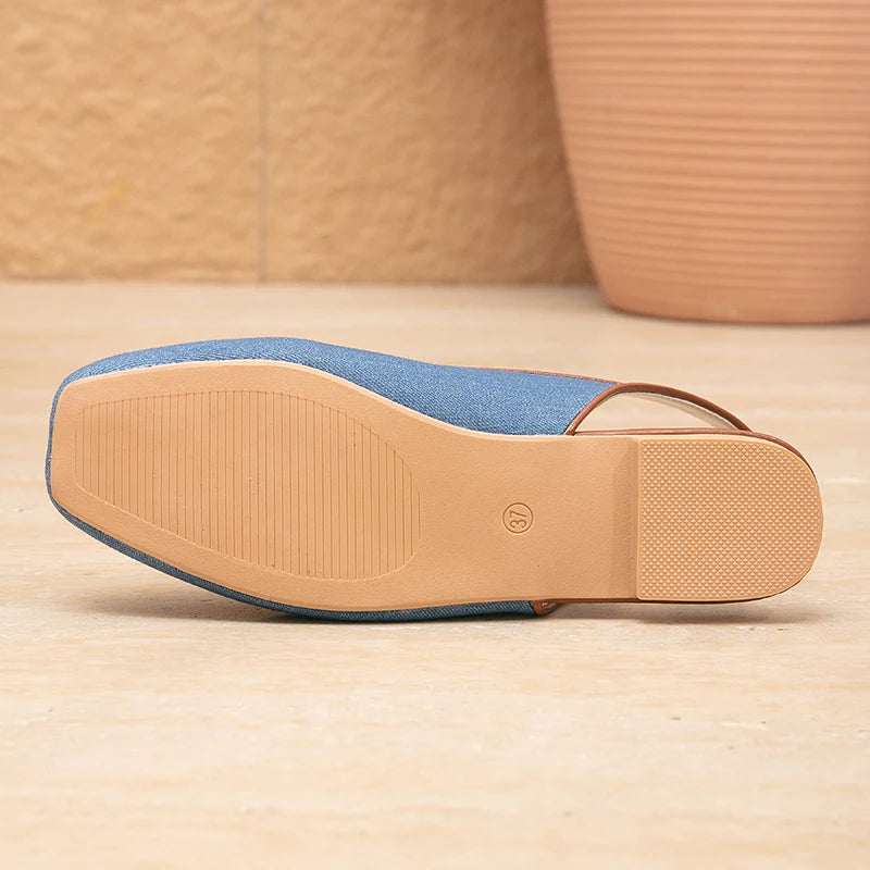 Women's Adjustable Slingback Loafers, Secure Fit Flat Shoes for Long Walks